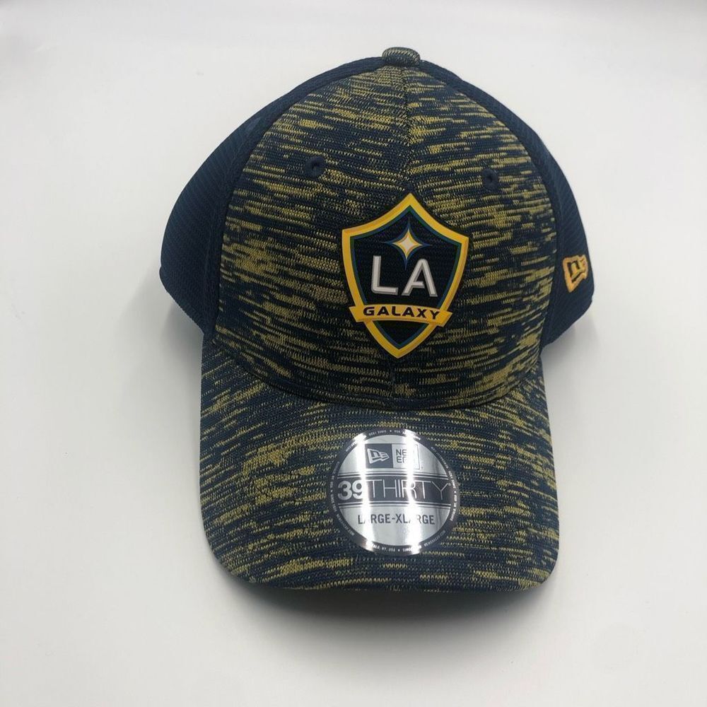 New Los Angeles Galaxy On Field Collection 39 Thirty Flex Baseball Cap Size L/XL
